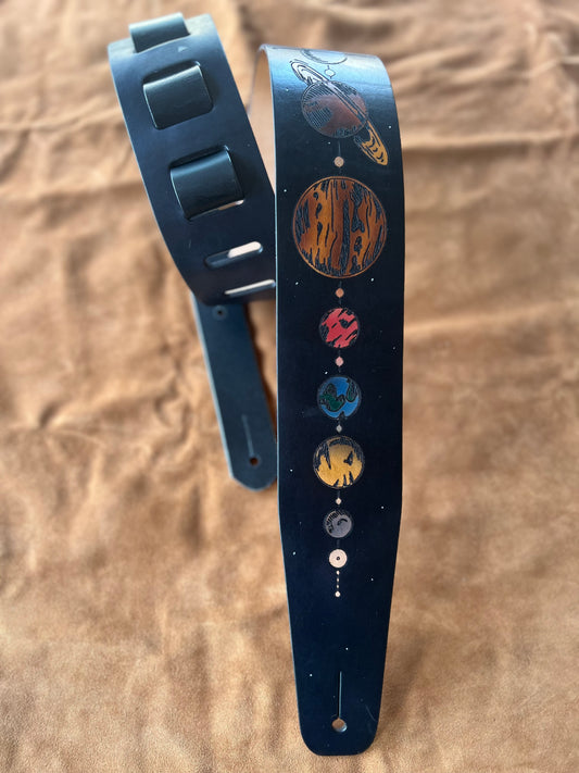 Solar System Guitar Strap